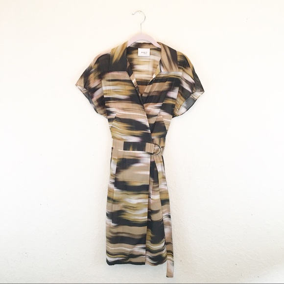 Akris Punto Dresses & Skirts - Akris Punto | Camo Print Wrap Belted Dress